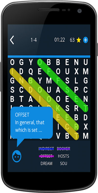 #1. Word Search: Build Word Power (Android) By: PocketStar