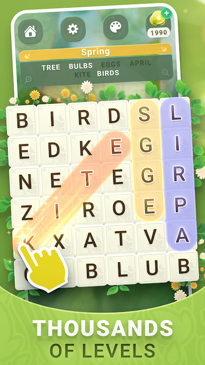 #1. Word Search Nature Puzzle Game (Android) By: Appgeneration - Radio, Podcasts, Games