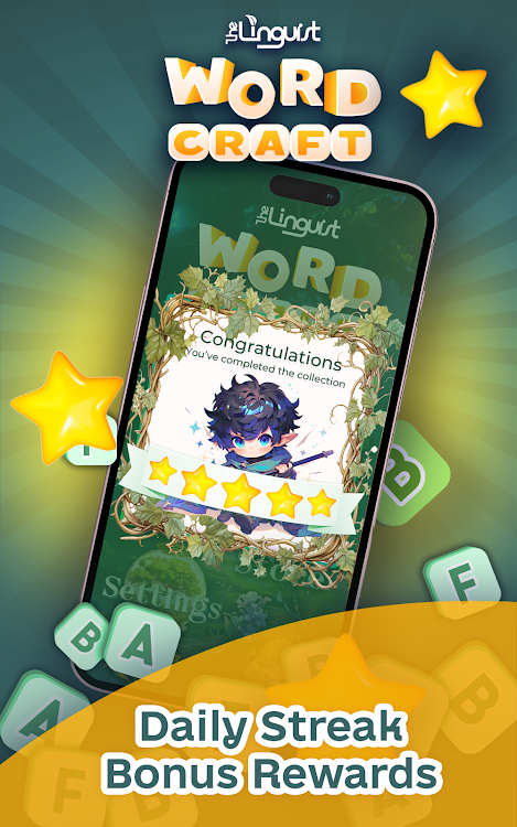 #1. WordBop - Daily Word Puzzles (Android) By: player1games