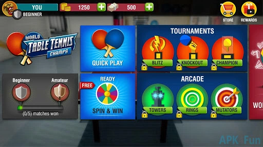 World Table Tennis Champs Screenshot Image