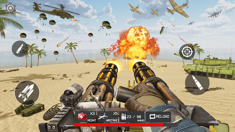 #1. World War: Gunfight of Freedom (Android) By: Chadda LLC Corp