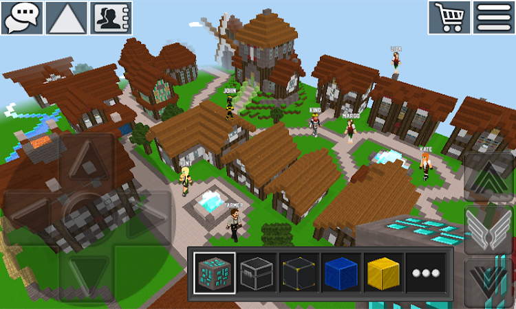 #1. WorldCraft: 3D Block Craft (Android) By: Playlabs, LLC