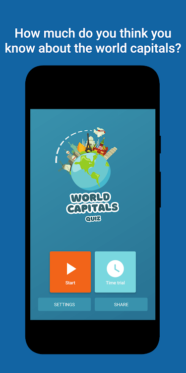 #1. World's Capital Trivia (Android) By: Cool Great Apps