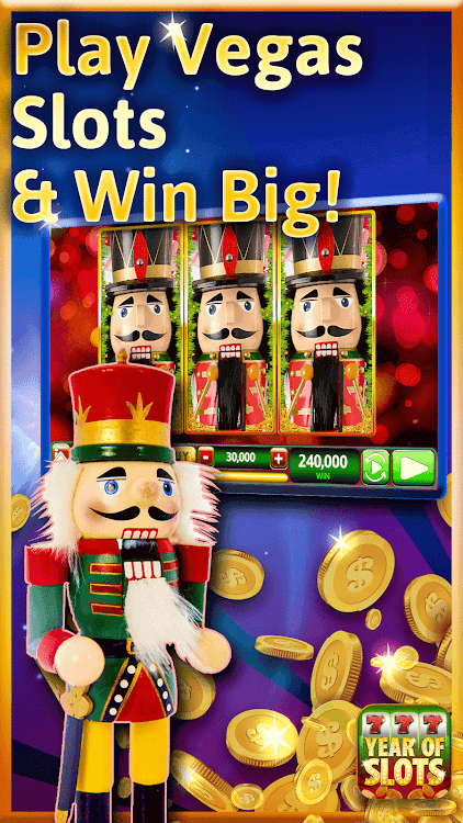 #1. Year of Slots: Holiday Casino (Android) By: Winistry Inc