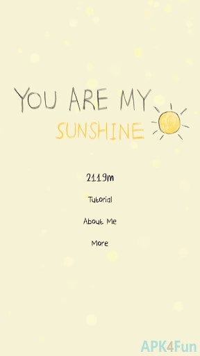 You Are My Sunshine Screenshot Image