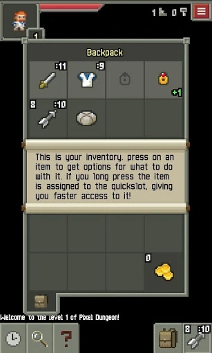 Your Pixel Dungeon Screenshot Image