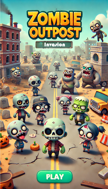 #1. Zombie Outpost : Lucky Defense (Android) By: CreationVision