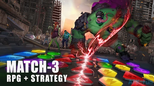 Zombie Puzzle Combat Screenshot Image