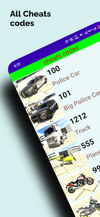 #1. indian bike driving cheat code (Android) By: Apps Portall