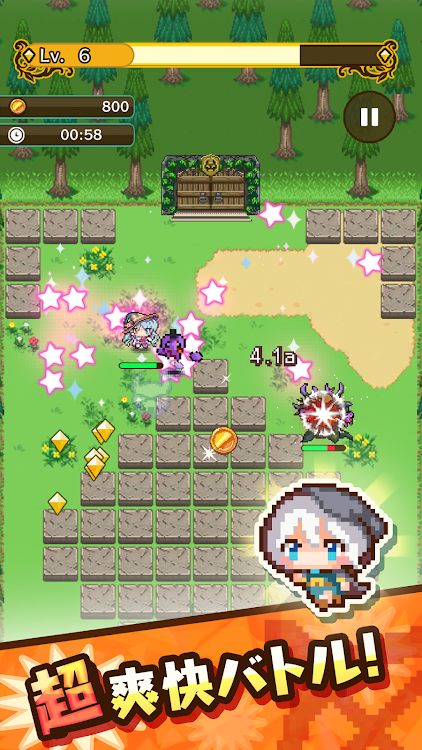 #1. ピコピコサバイバーズ2D：爽快アクションRPG (Android) By: ScopeNext Inc.