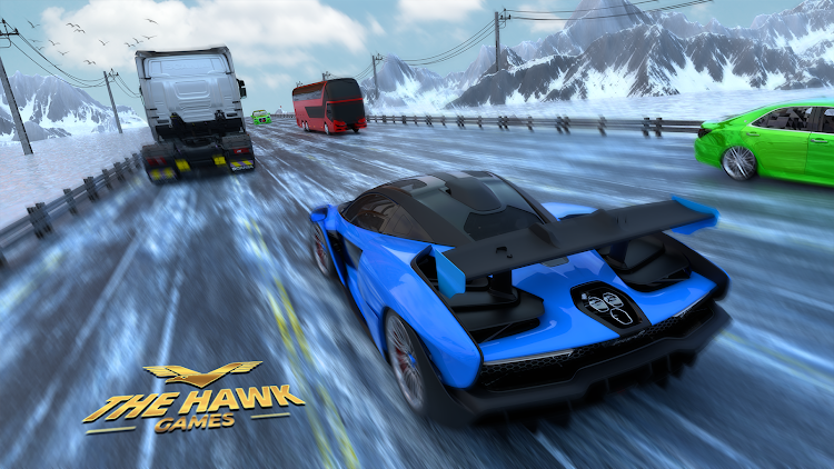 #2. Traffic Highway Car Race Games (Android) By: The Hawk Games