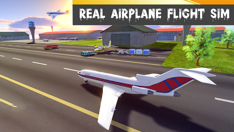 #4. Airplane Game Flight Pilot Sim (Android) By: Game Sonics Inc