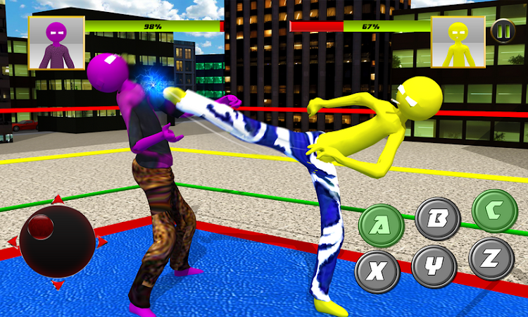 #3. Stickman Wrestling (Android) By: Black Cell Studio