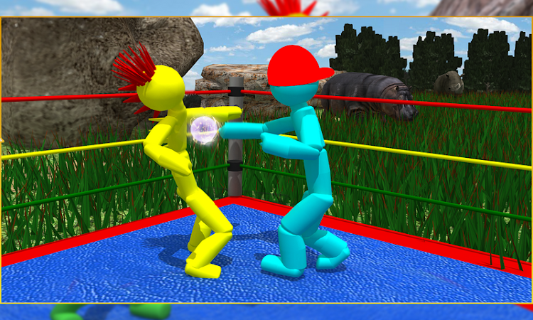 #5. Stickman Wrestling (Android) By: Black Cell Studio