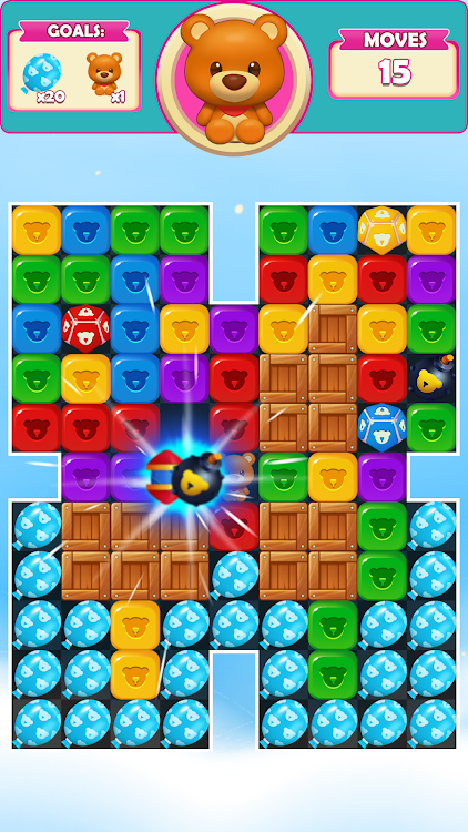 #7. Bear Blast: Match Escape (Android) By: Rainbow 5s Ltd