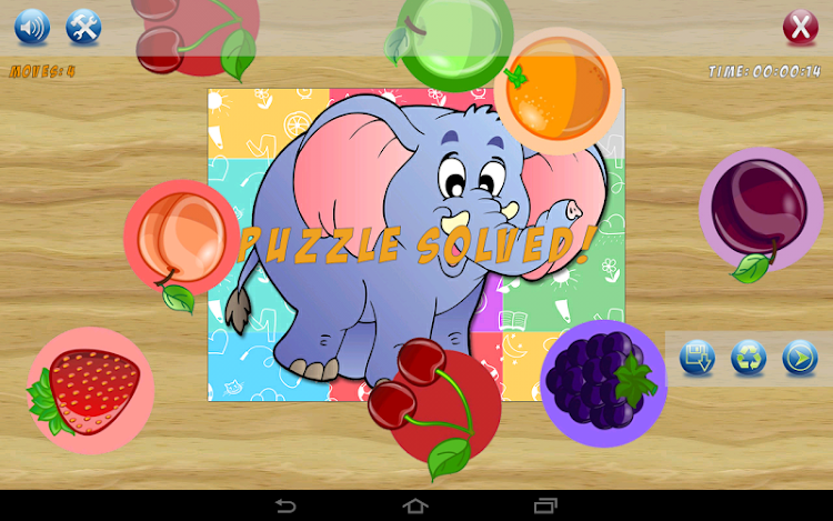 #4. Puzzles for kids (Android) By: ArininSoft