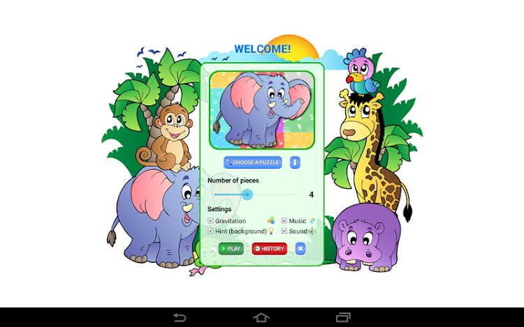 #6. Puzzles for kids (Android) By: ArininSoft