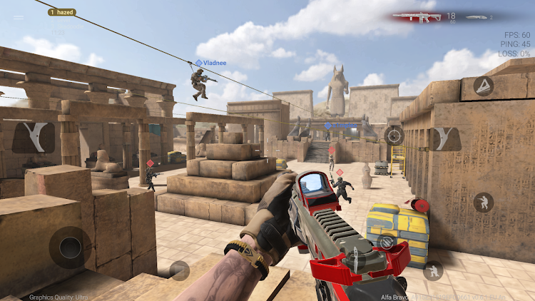 #6. Combat Master Mobile FPS (Android) By: Alfa Bravo Inc.