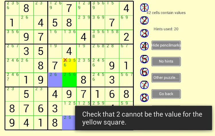 #4. Sudoku Help (Android) By: Leen Ammeraal