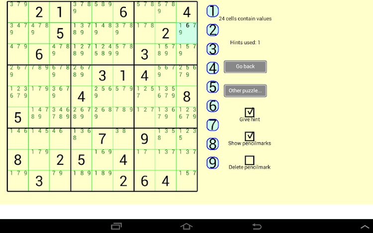 #5. Sudoku Help (Android) By: Leen Ammeraal