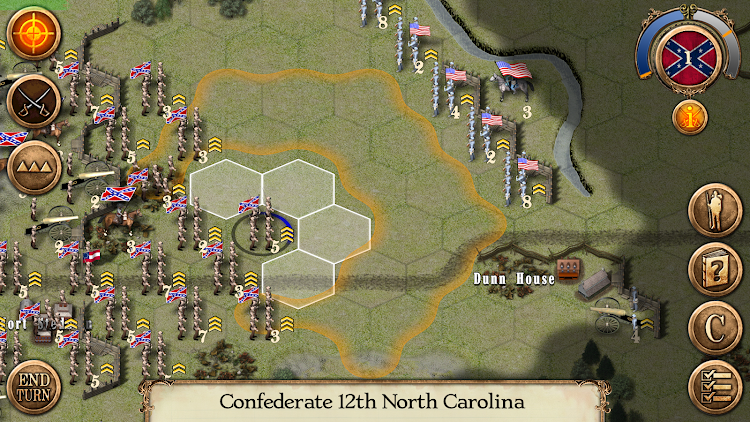 #2. Civil War: 1865 (Android) By: Hunted Cow Games