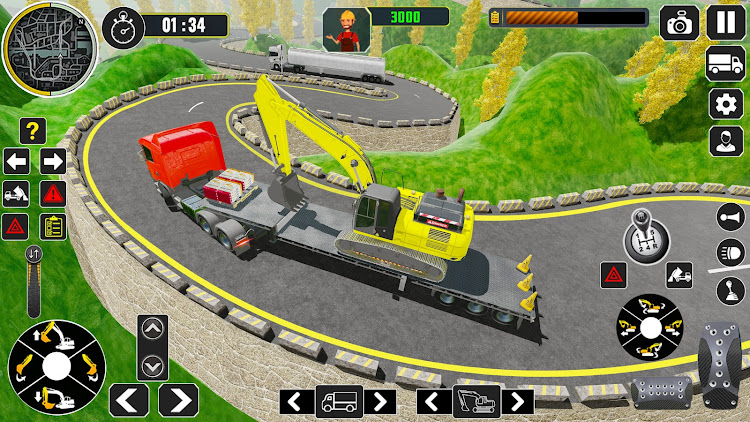 #6. Excavator Construction Game (Android) By: BigZ Games