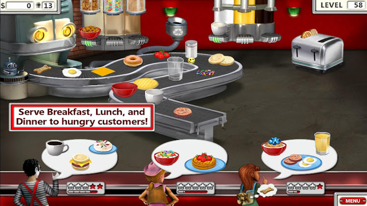 #2. Burger Shop 2 Deluxe (Android) By: GoBit Games