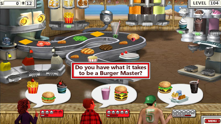 #3. Burger Shop 2 Deluxe (Android) By: GoBit Games