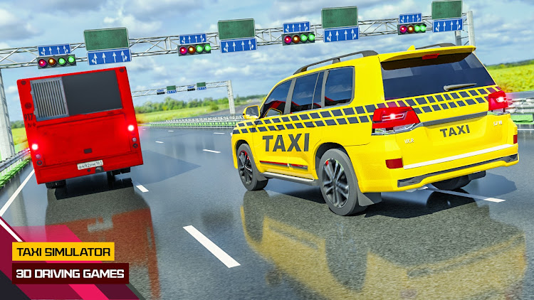 #2. Taxi Games: City Car Driving (Android) By: Gamesoft Studios