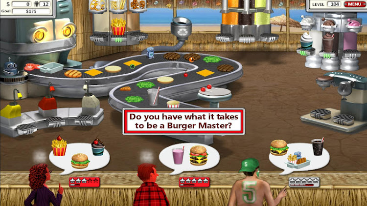 #9. Burger Shop 2 Deluxe (Android) By: GoBit Games