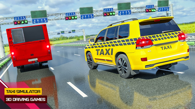 #7. Taxi Games: City Car Driving (Android) By: Gamesoft Studios