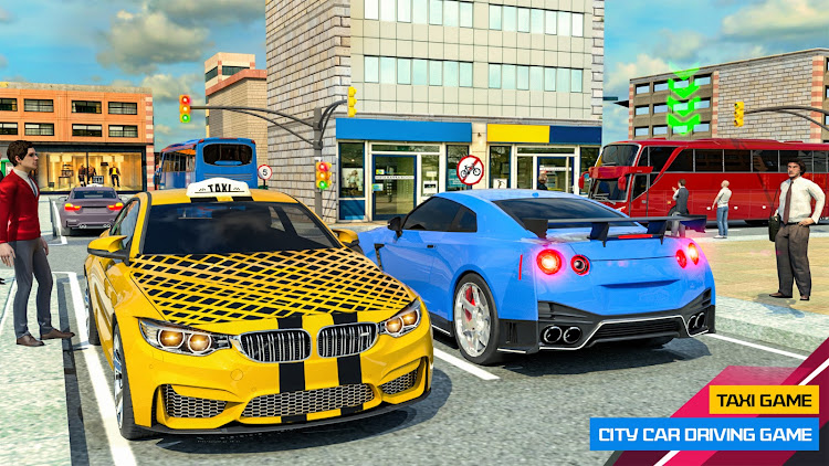 #8. Taxi Games: City Car Driving (Android) By: Gamesoft Studios