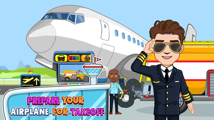 #3. My Town : Airport (Android) By: My Town Games Ltd