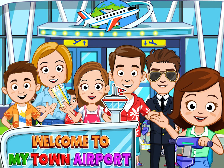 #5. My Town : Airport (Android) By: My Town Games Ltd