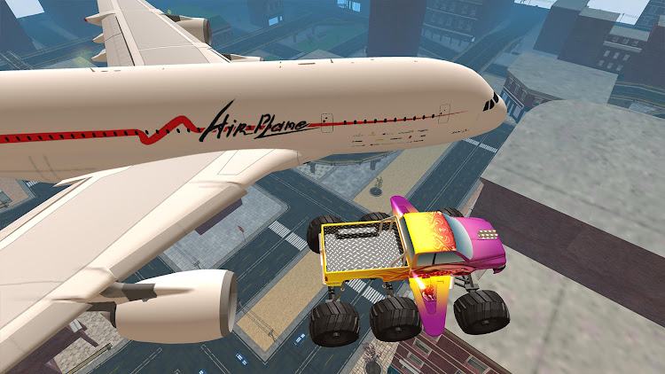 #2. Flying Truck Pilot Driving 3D (Android) By: iDivine Creation Technologies