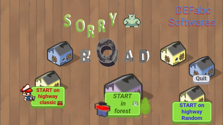 #9. Sorry Road (Android) By: DEFabc Softwares