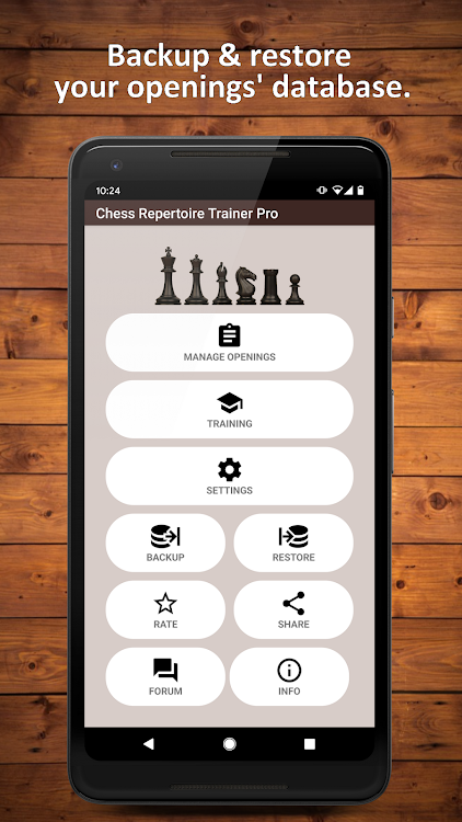 #8. Chess Openings Trainer Pro (Android) By: beadapps