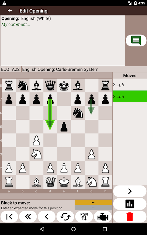 #9. Chess Openings Trainer Pro (Android) By: beadapps