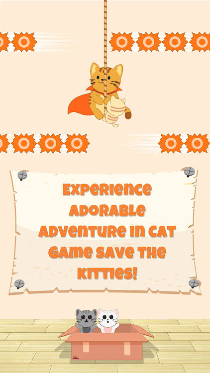 #3. Cat game:Save the kitties! (Android) By: Challenges Inc.