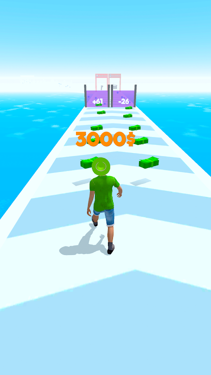 #3. Debt Run - Run Race 3D Games (Android) By: Supercode Games