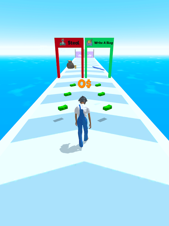 #6. Debt Run - Run Race 3D Games (Android) By: Supercode Games