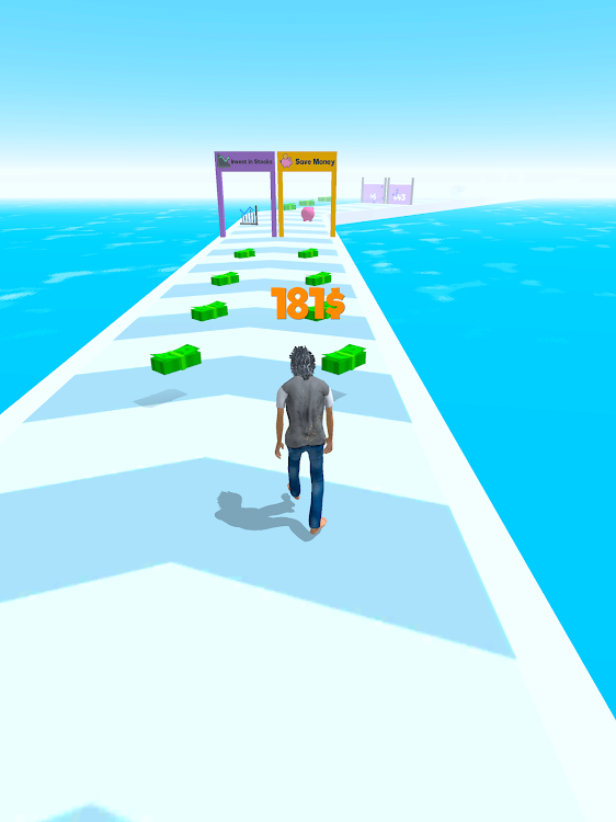 #7. Debt Run - Run Race 3D Games (Android) By: Supercode Games