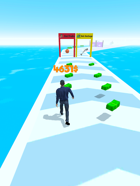 #9. Debt Run - Run Race 3D Games (Android) By: Supercode Games