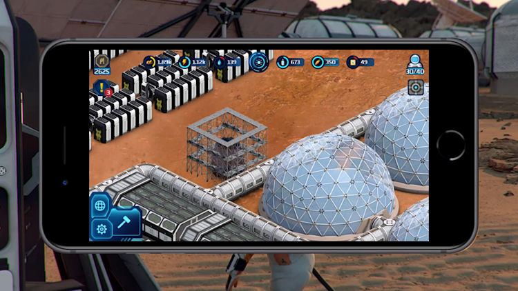 #2. Occupy Mars: Colony Builder (Android) By: Pyramid Games S.A.