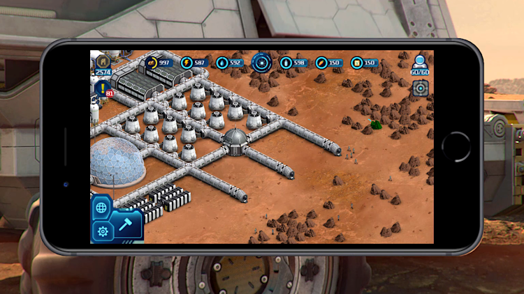 #3. Occupy Mars: Colony Builder (Android) By: Pyramid Games S.A.