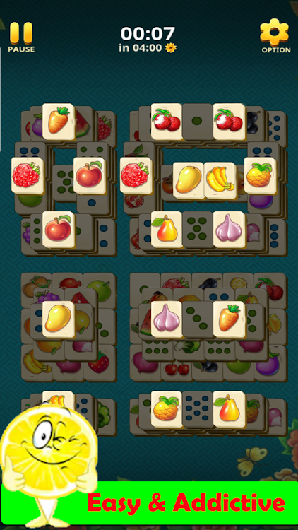 #2. Mahjong - Fruits Solitaire (Android) By: PuzzleToys