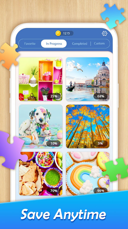 #5. Jigsaw Puzzle Game HD Puzzles (Android) By: FindinGame