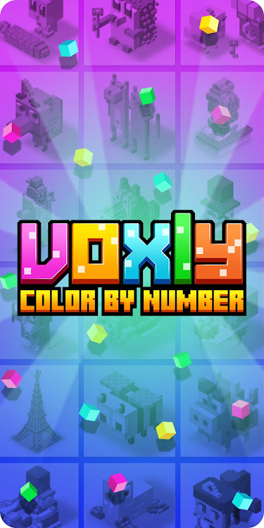 #7. Voxly 3D - Color by Number (Android) By: byss mobile