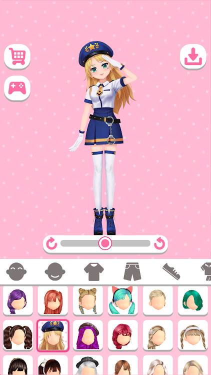 #5. Styledoll! - 3D Avatar maker (Android) By: KATKIT Inc