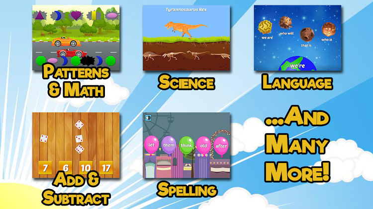 #7. First Grade Learning Games (Android) By: RosiMosi LLC